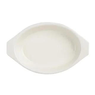 Oval Red Gratin Dish 650ml - Oven Resistant Ceramic