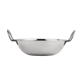 Stainless Steel Balti Plate - 23 cm Diameter
