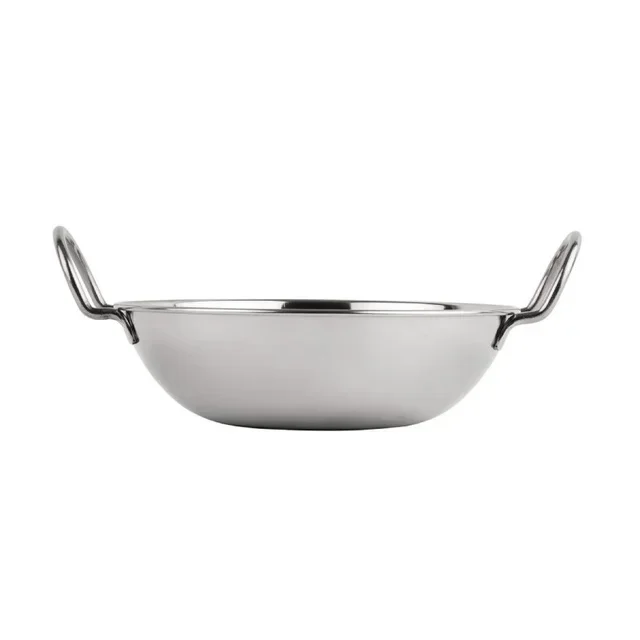 Stainless Steel Balti Plate - 23 cm Diameter