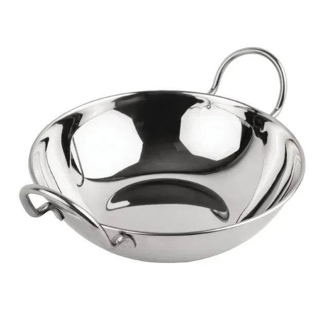 Stainless Steel Balti Plate - 23 cm Diameter