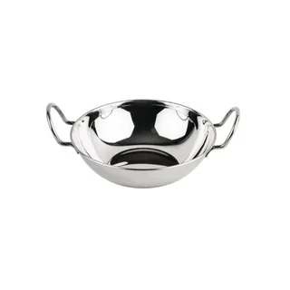 Stainless Steel Balti Plate - 23 cm Diameter