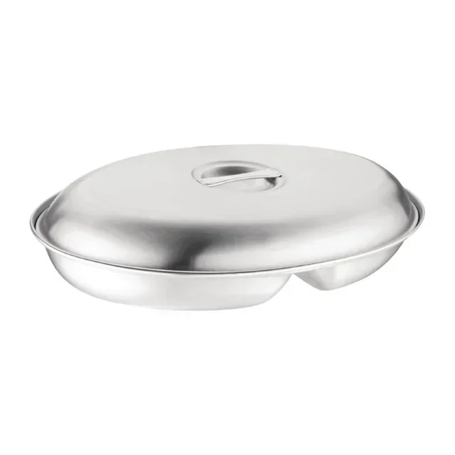Oval Serving Dish 2 Compartments 180x252 mm