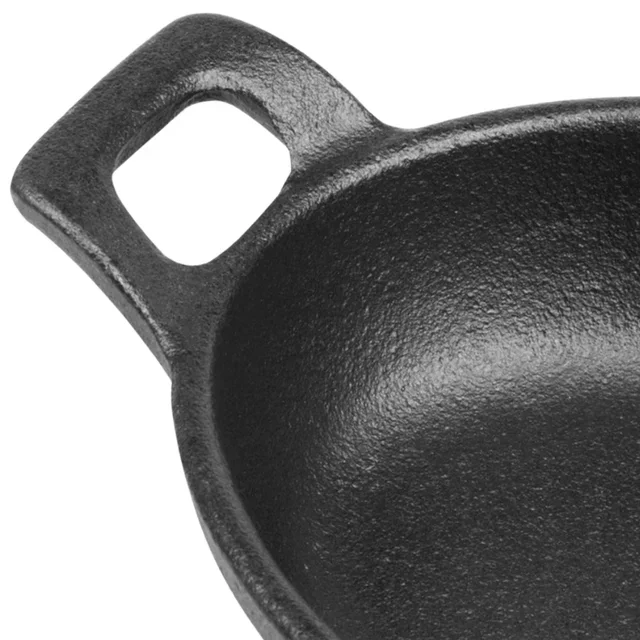 Oval Cast Iron Serving Platter - 180 x 120 mm