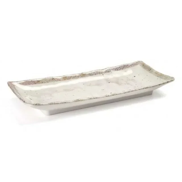 Earth Melamine Rectangular Serving Platter 286x127 mm