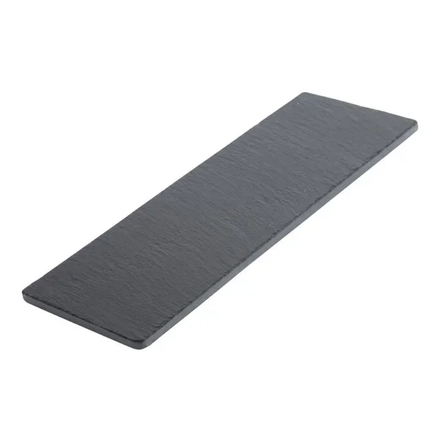 Rectangular Slate Plate for Bamboo Tray - 33 x 13 cm - Set of 2 Pieces