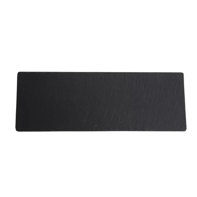 Rectangular Slate Plate for Bamboo Tray - 33 x 13 cm - Set of 2 Pieces