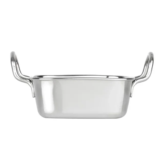 Square Serving Tray Stainless Steel 115 x 115 mm