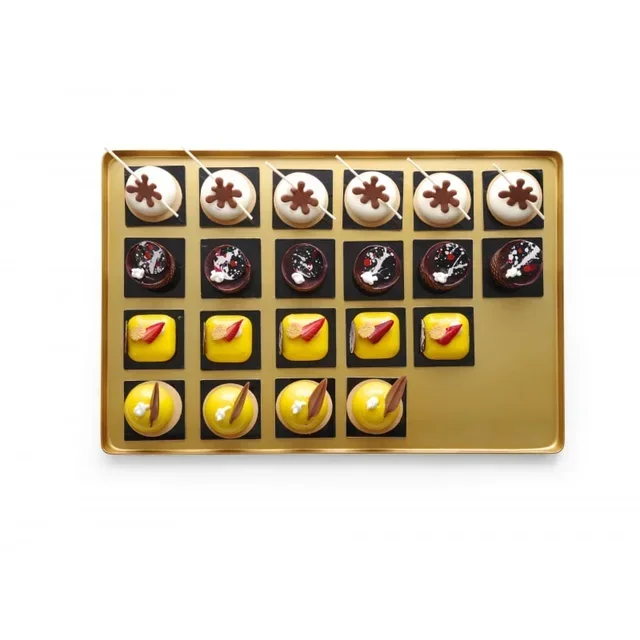 Bandeja de Presentación Dorada - 400 x 300 mm