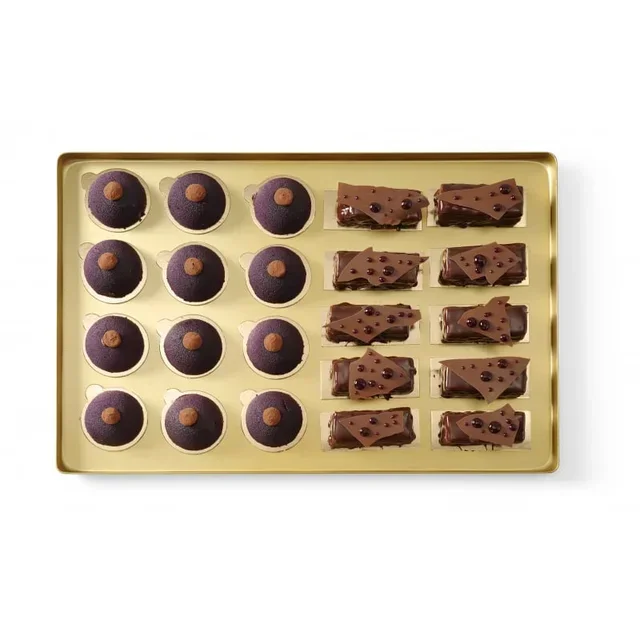 Bandeja de Presentación Dorada - 400 x 300 mm