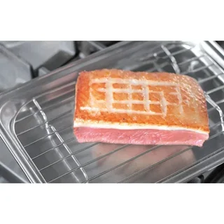 Tábua de Apresentação com Grelha de Aço Inoxidável - 26 x 18,5 cm