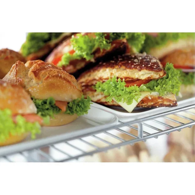 Melamine White Rectangular Tray - 150x300x17 mm - 5 Pieces