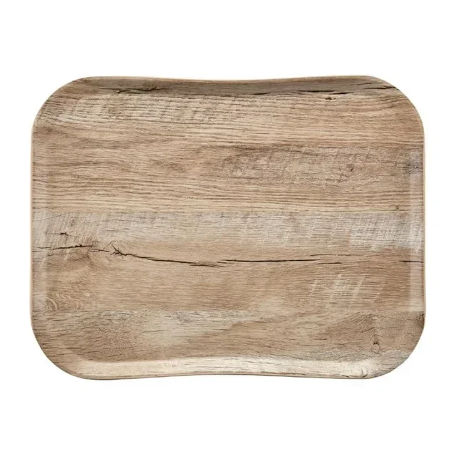 Polyester Tray Century Light Oak Wood Effect 330x430 mm