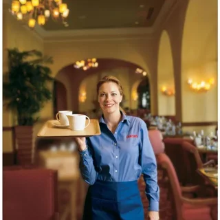 Plateau de Présentation Rectangulaire Stratifié Mykonos Bouleau 43 cm