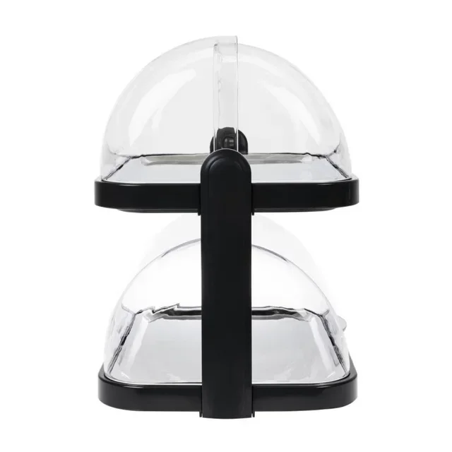 Cold Display Case with 2 Levels and Hinged Lid - 440 x 320 mm