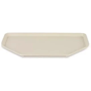 Plateau De Présentation Trapézoïdal 50X32.5Cm Polypropylène Beige