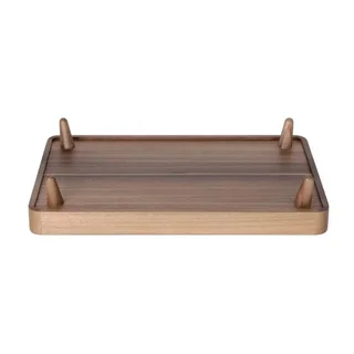 Acacia Wood Display Tray Gastronorm 1/1 Format with Feet