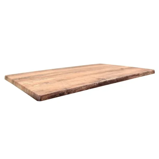 Atacama Cherry Rectangular Wooden HDF Table Top 1100x700 mm - Table Finish