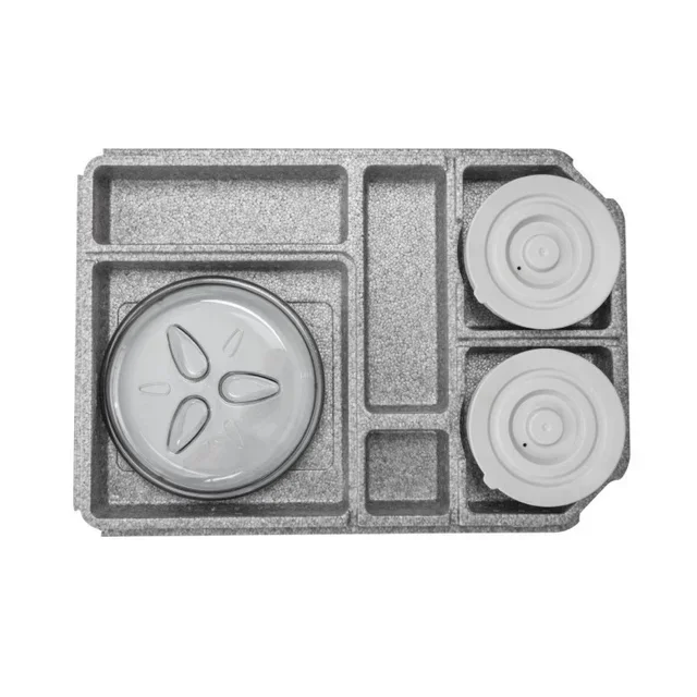 Plateau Repas Thermo EPP avec Couverts Jetables