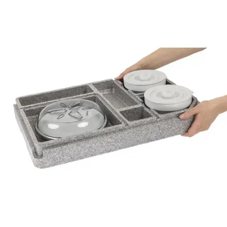 Plateau Repas Thermo EPP avec Couverts Jetables