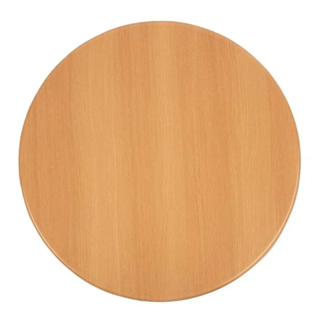Round Table Top Beech Wood Look - Diameter 600 mm