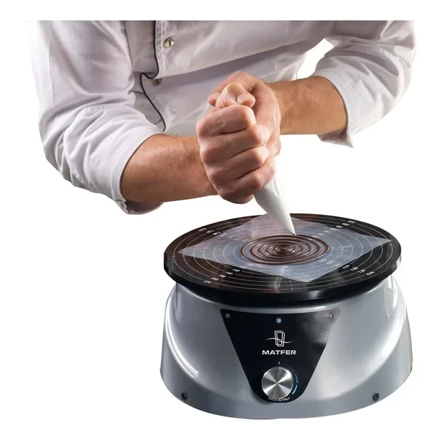 Plateau Rotatif Électrique 240 mm - Présentoir Tournant Motorisé