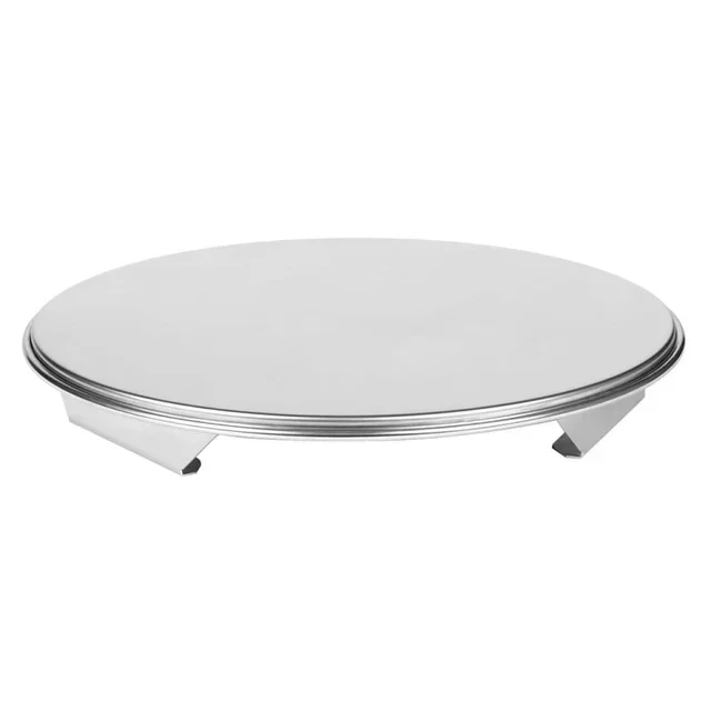 Bandeja Giratoria Acero Inoxidable 300 mm - Base Rotativa Acero Inoxidable