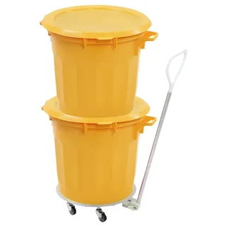 Base Giratoria con 5 Ruedas - Soporte Redondo Móvil