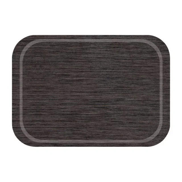 Plateau de Service Antidérapant Bois Wengé Mélamine - 37,5 x 26,5 cm