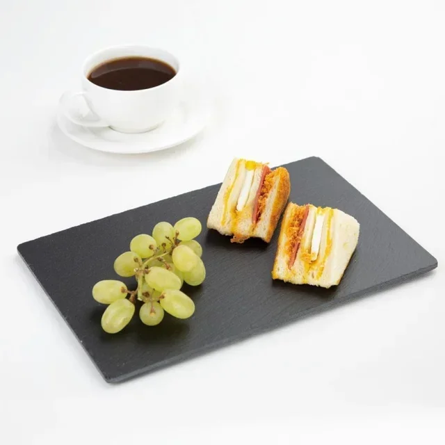 Slate Rectangular Tray 28 x 10 cm - Set of 2 Pieces
