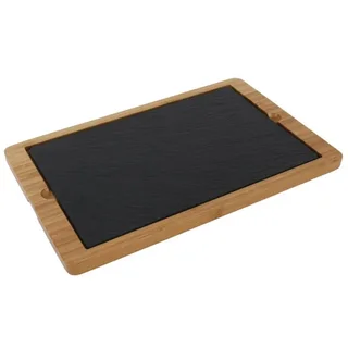 Slate Rectangular Tray 28 x 10 cm - Set of 2 Pieces
