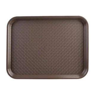 Self-Supporting Brown Serving Tray 45x35 cm