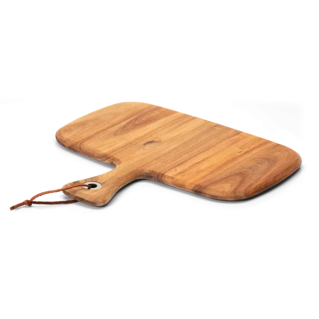 Natural Wood Rectangular Tray - 28 x 30.3 cm