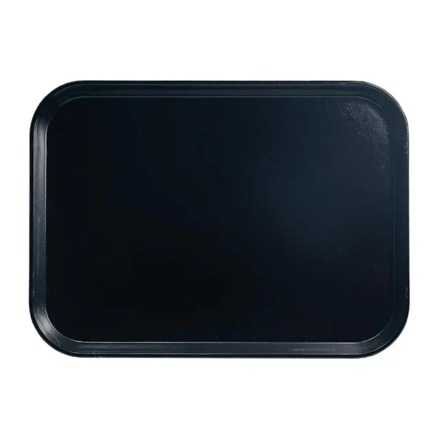 Camtray Fiberglass Serving Tray Black - Length 45.7 cm