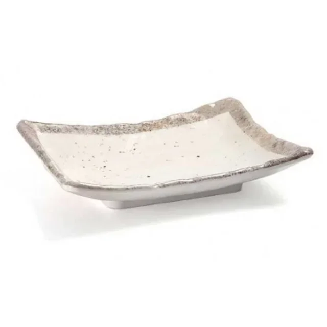 Rectangular Presentation Plate "Earth" Melamine 180x132 mm