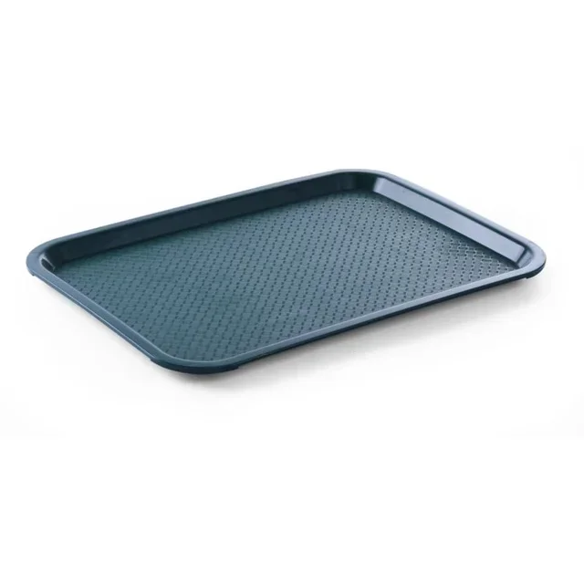 Fast Food Serving Tray Rectangular Green - 415 x 305 mm