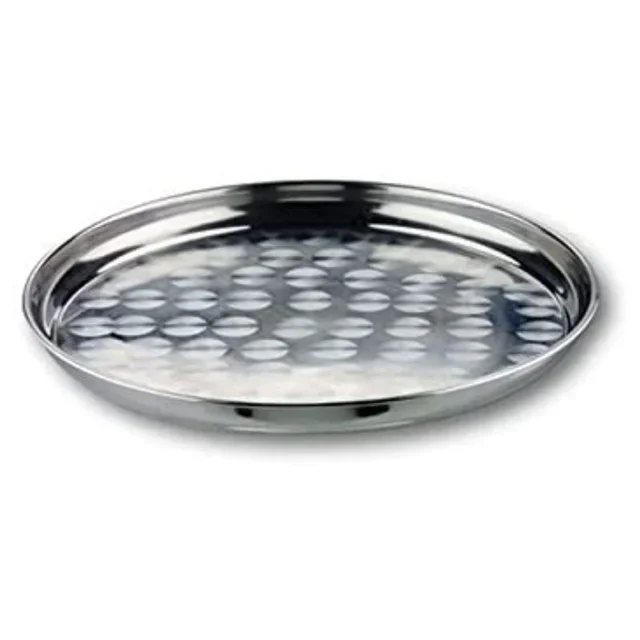 Stainless Steel Service Tray - Diameter 36 cm