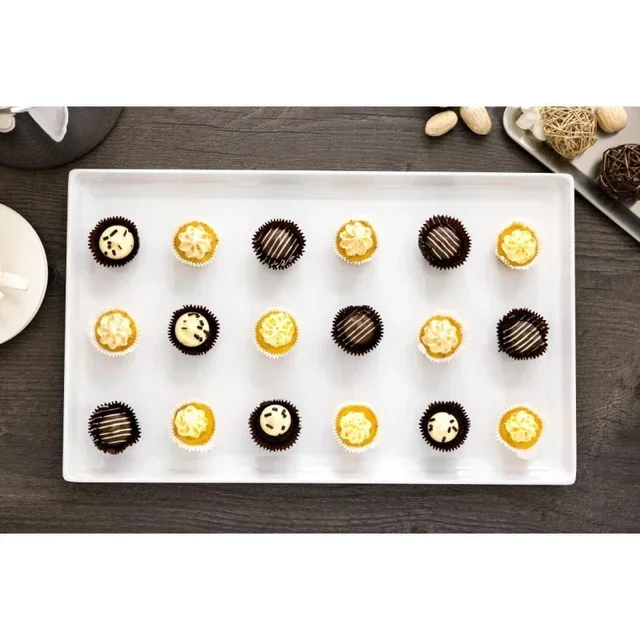 Tabuleiro de Serviço Melamina Float Branco Formato Gastronorm GN 1/1