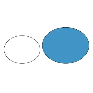 Bandeja de Servicio Ovalada Antideslizante de Plástico - 68,5 x 56 cm