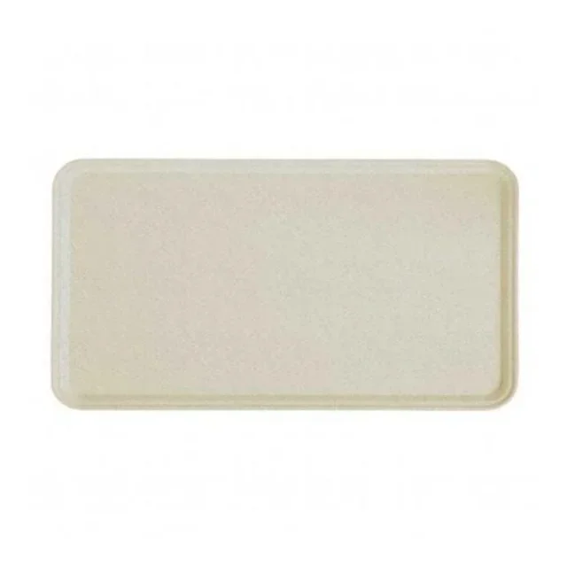 Vassoio di Servizio in Poliestere 32,5 x 53 cm Bordo Piatto Fumé Maculato - 12 Pezzi