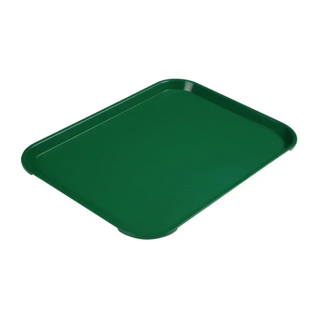 Green Rectangular Polypropylene Fast Food Serving Tray