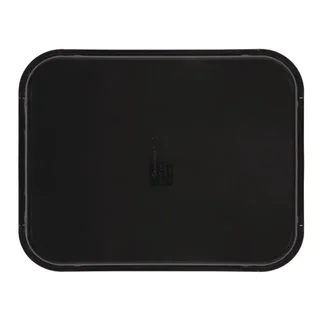 Bandeja de Servicio Rectangular Antideslizante Camtread de Fibra de Vidrio - Negra 45,7 cm