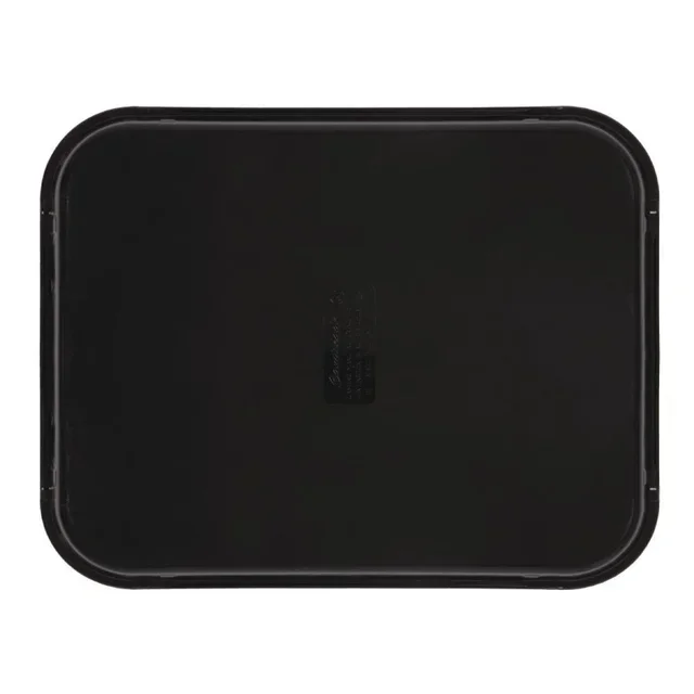 Camtread Fiberglass Non-Slip Rectangular Serving Tray - Black 45.7 cm