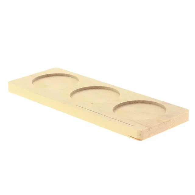 Plateau de Service Rectangulaire en Bois - 290 x 105 mm