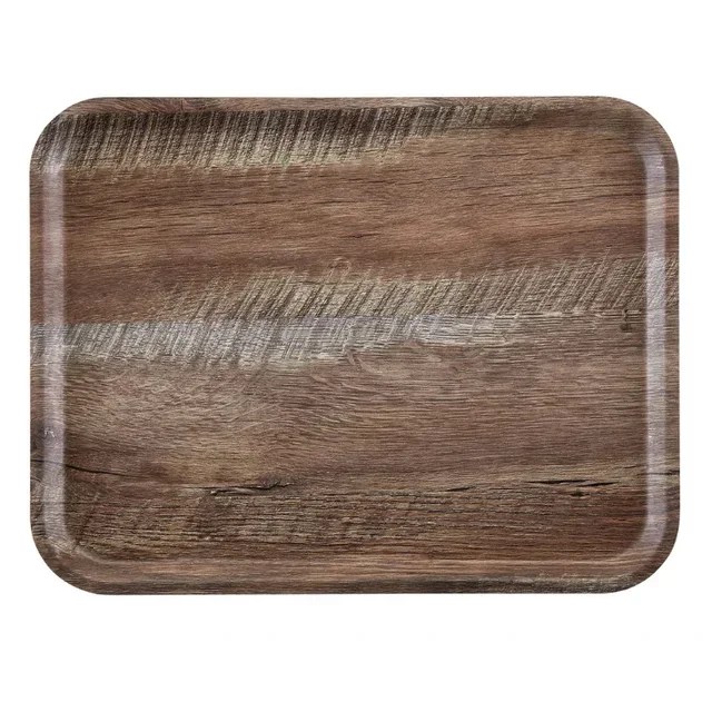 Rectangular Wooden Serving Tray Madeira - Dark Oak - 28 x 20 cm