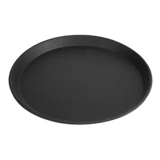Bandeja Redonda de Servicio Camtread Ø 280mm Antideslizante Fibra de Vidrio Negro
