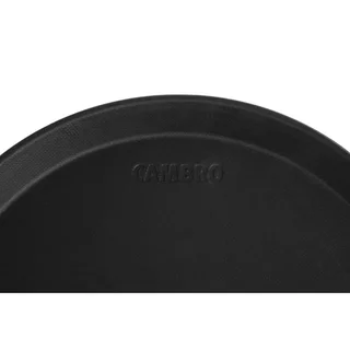 Bandeja Redonda de Servicio Camtread Ø 280mm Antideslizante Fibra de Vidrio Negro
