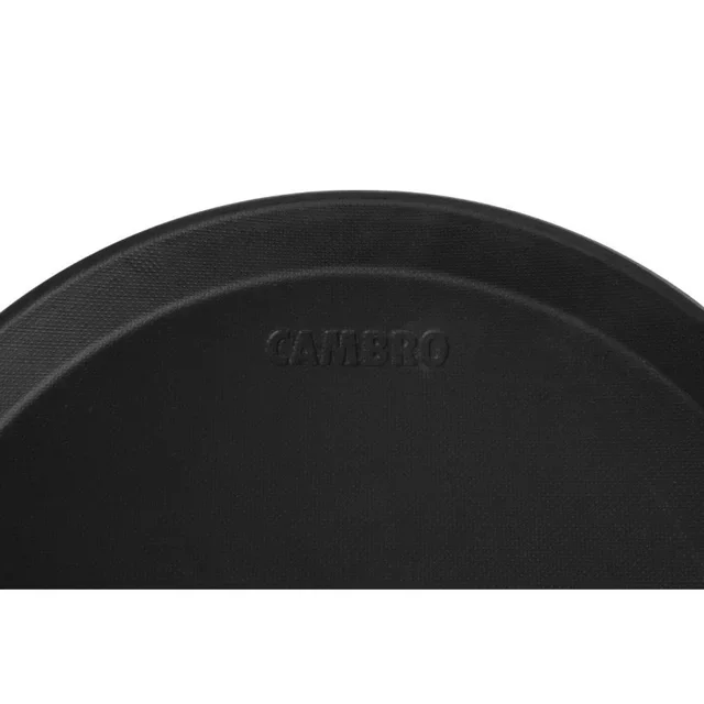 Bandeja Redonda de Servicio Camtread Ø 280mm Antideslizante Fibra de Vidrio Negro
