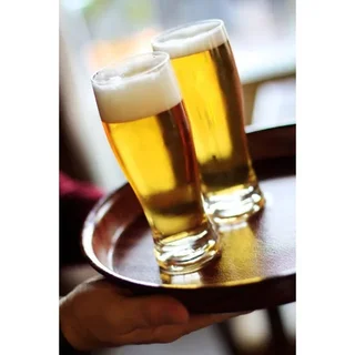 Plato de Presentación de Madera Redondo Elevado - 32 cm Ø