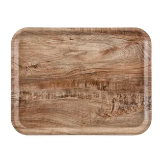 Bandeja Laminada Grano Madera Olivo Claro Madeira 460 mm
