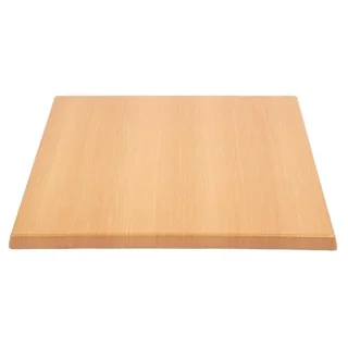 Tampo de Mesa Quadrado Efeito Madeira Faia 60 cm